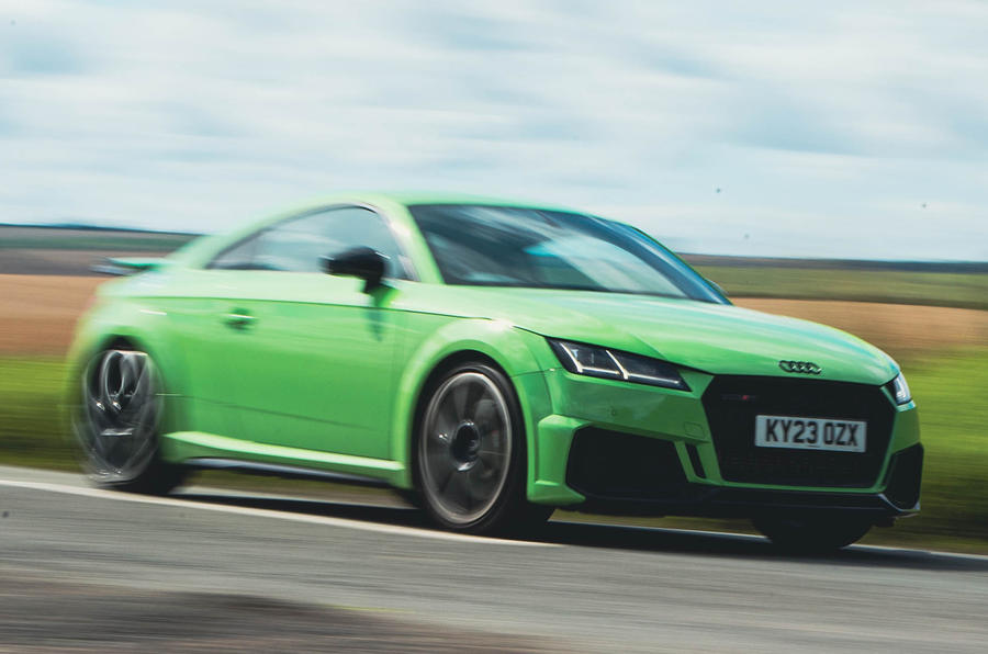 Audi TT RS cornering