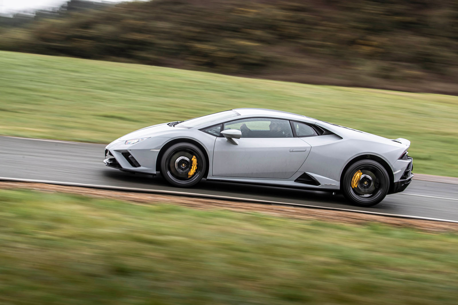 Lamborghini Huracan EVO RWD 2020 road test review - hero side