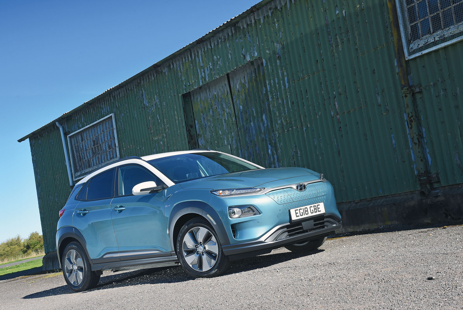 Hyundai Kona Electric 2018 road test review - hero static