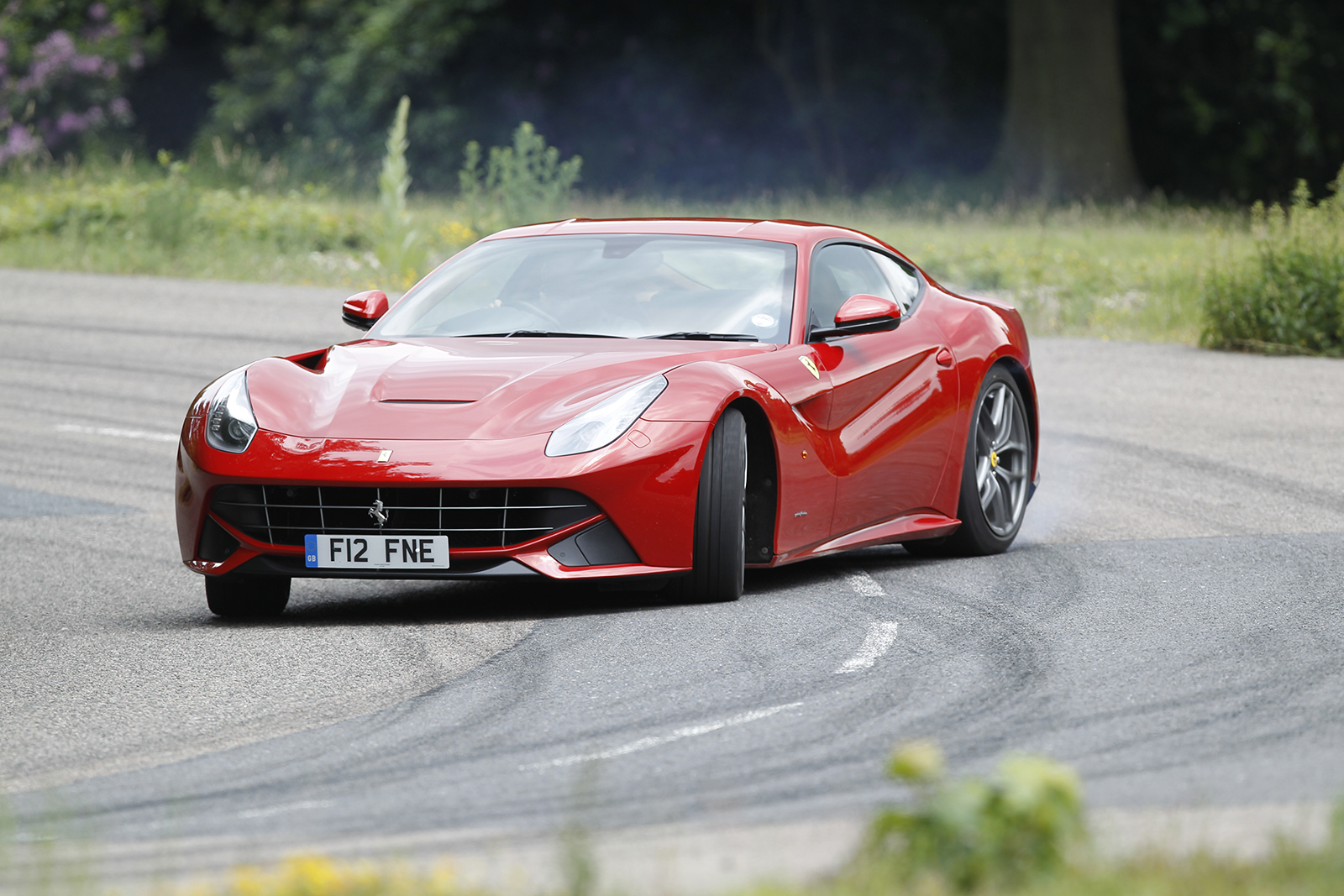 Ferrari F12 Berlinetta hard cornering