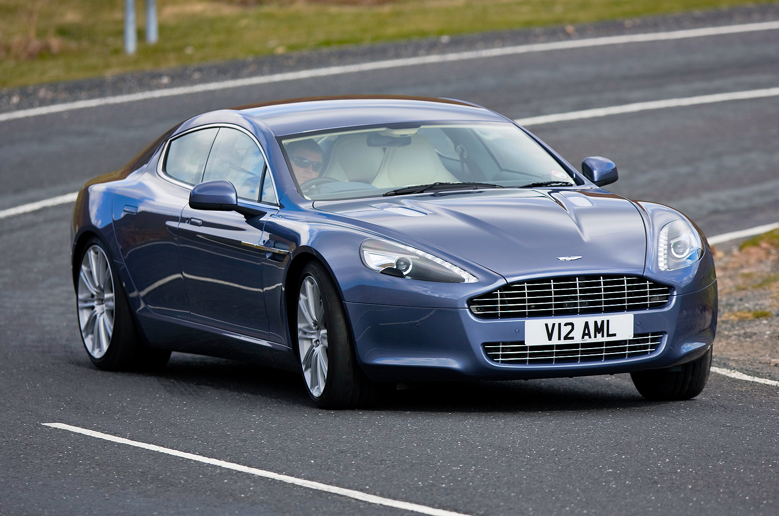 Aston Martin Rapide cornering