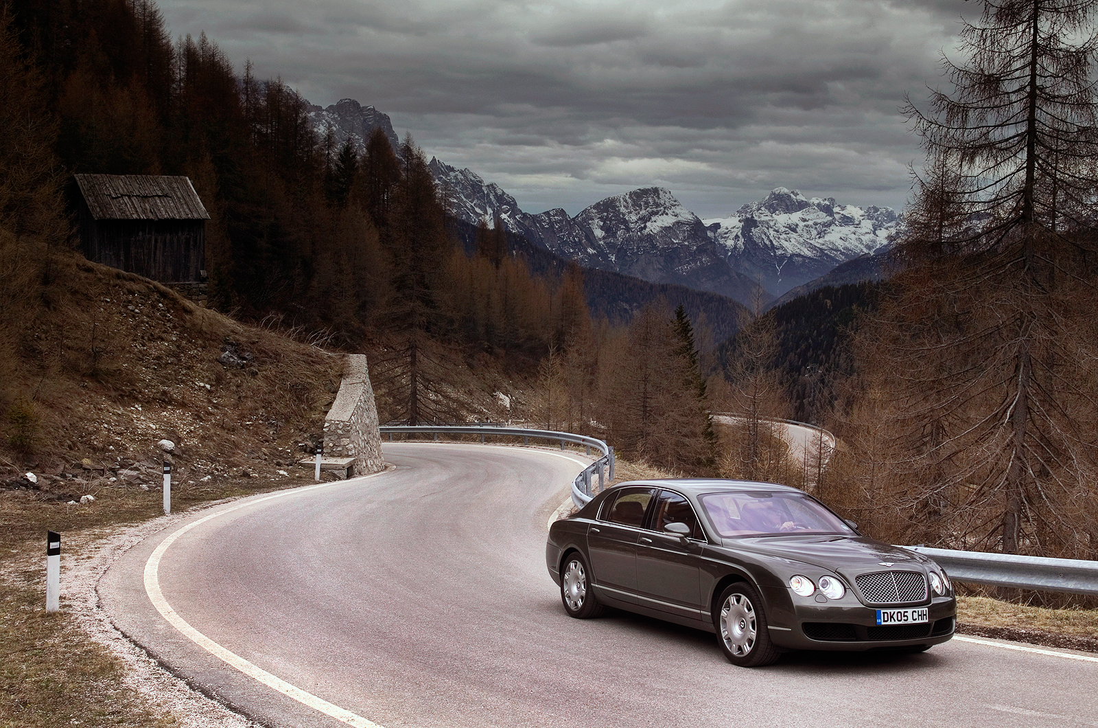 Bentley Continental Flying Spur cornering