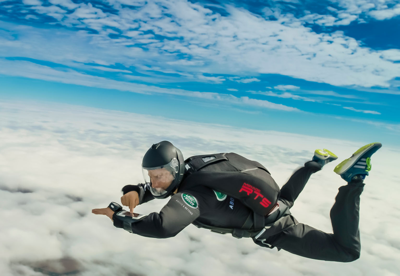 Bear grylls freefall
