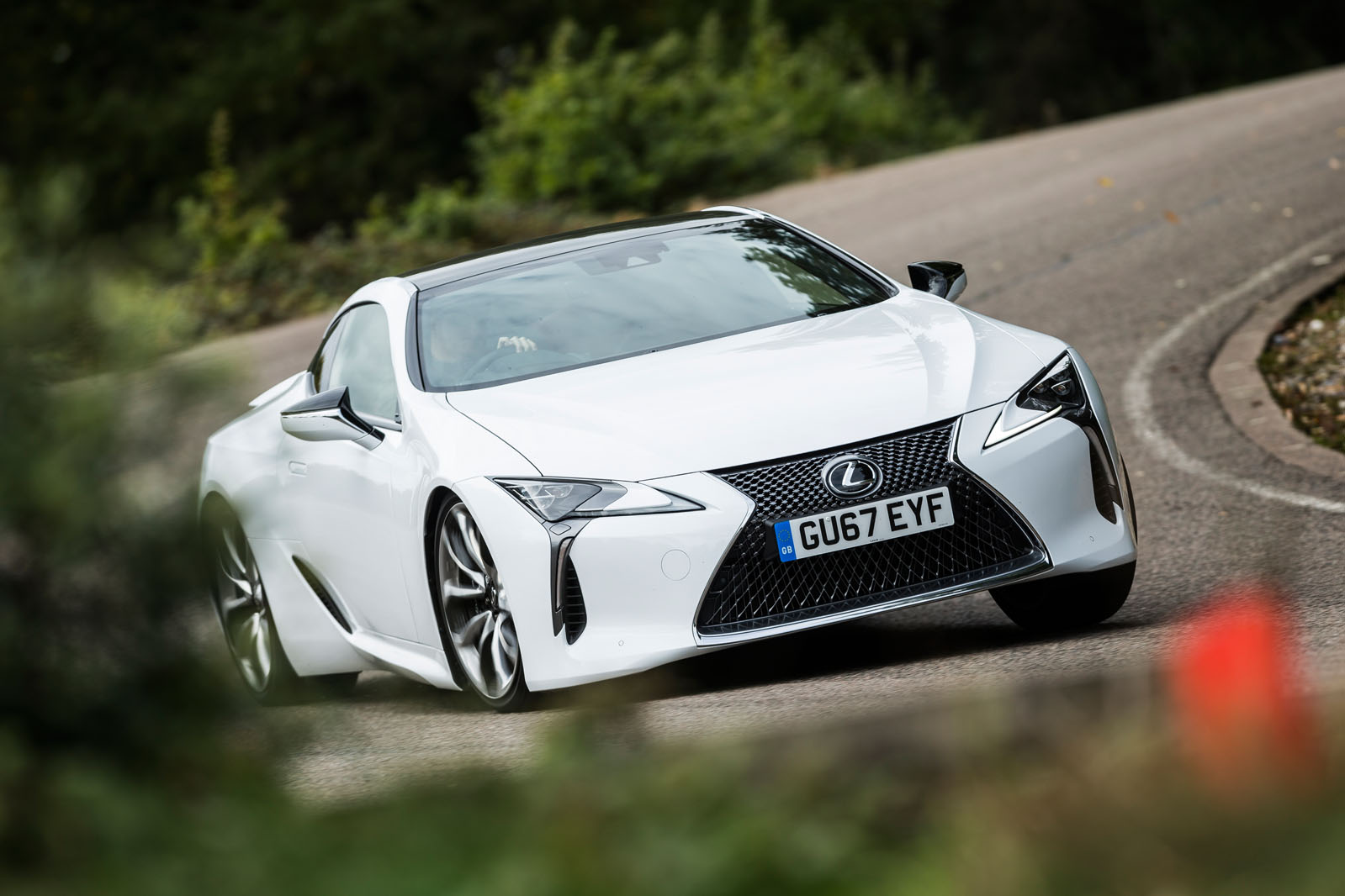 Lexus LC500 cornering