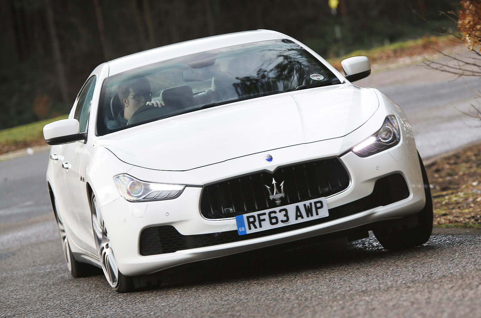 Maserati Ghibli cornering