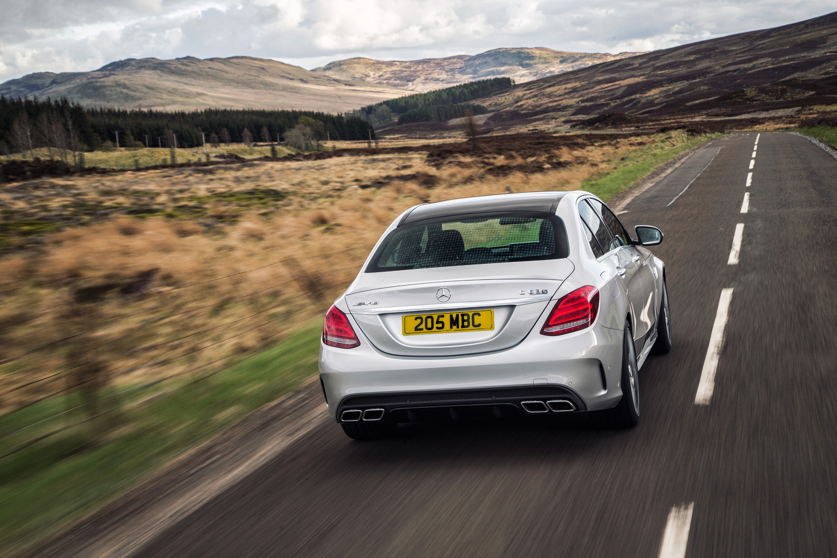 Mercedes-AMG C 63 rear