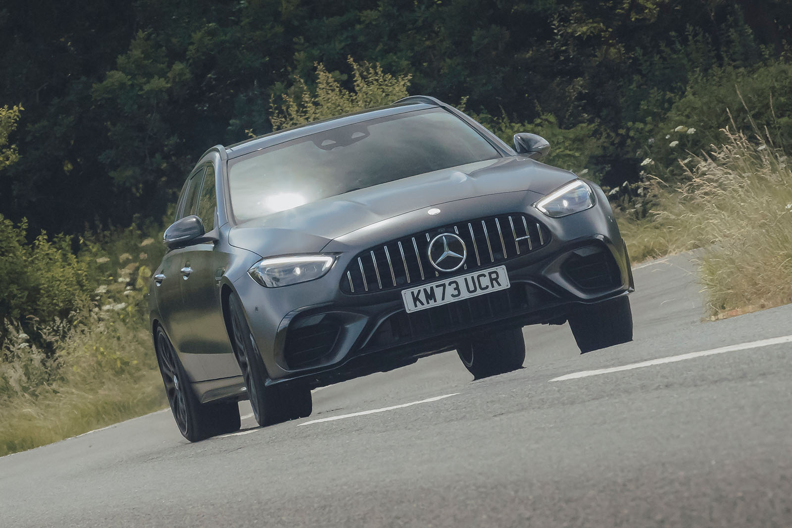 mercedes amg c63s review 2024 24 front cornering