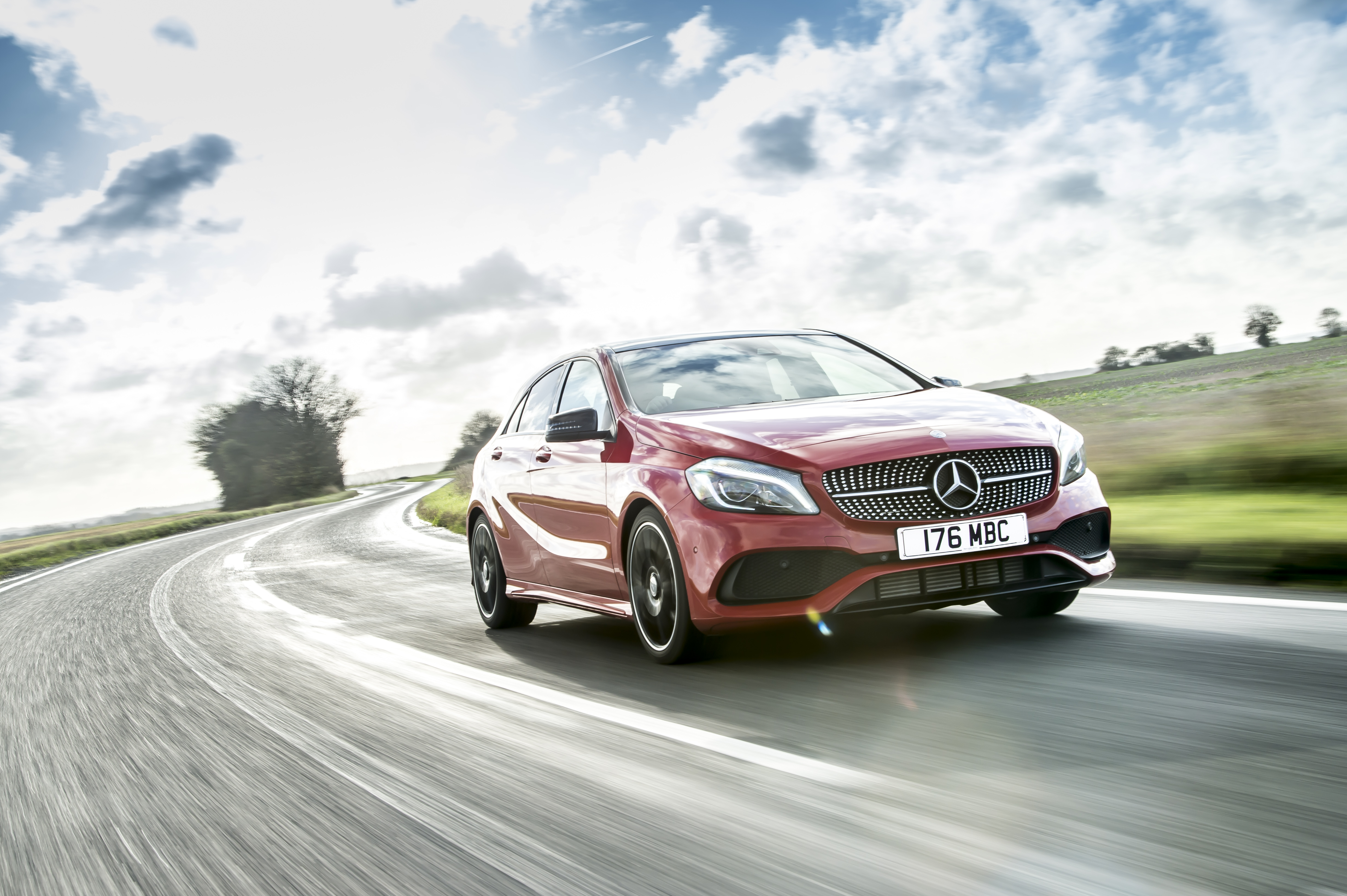 Mercedes-Benz A-Class cornering