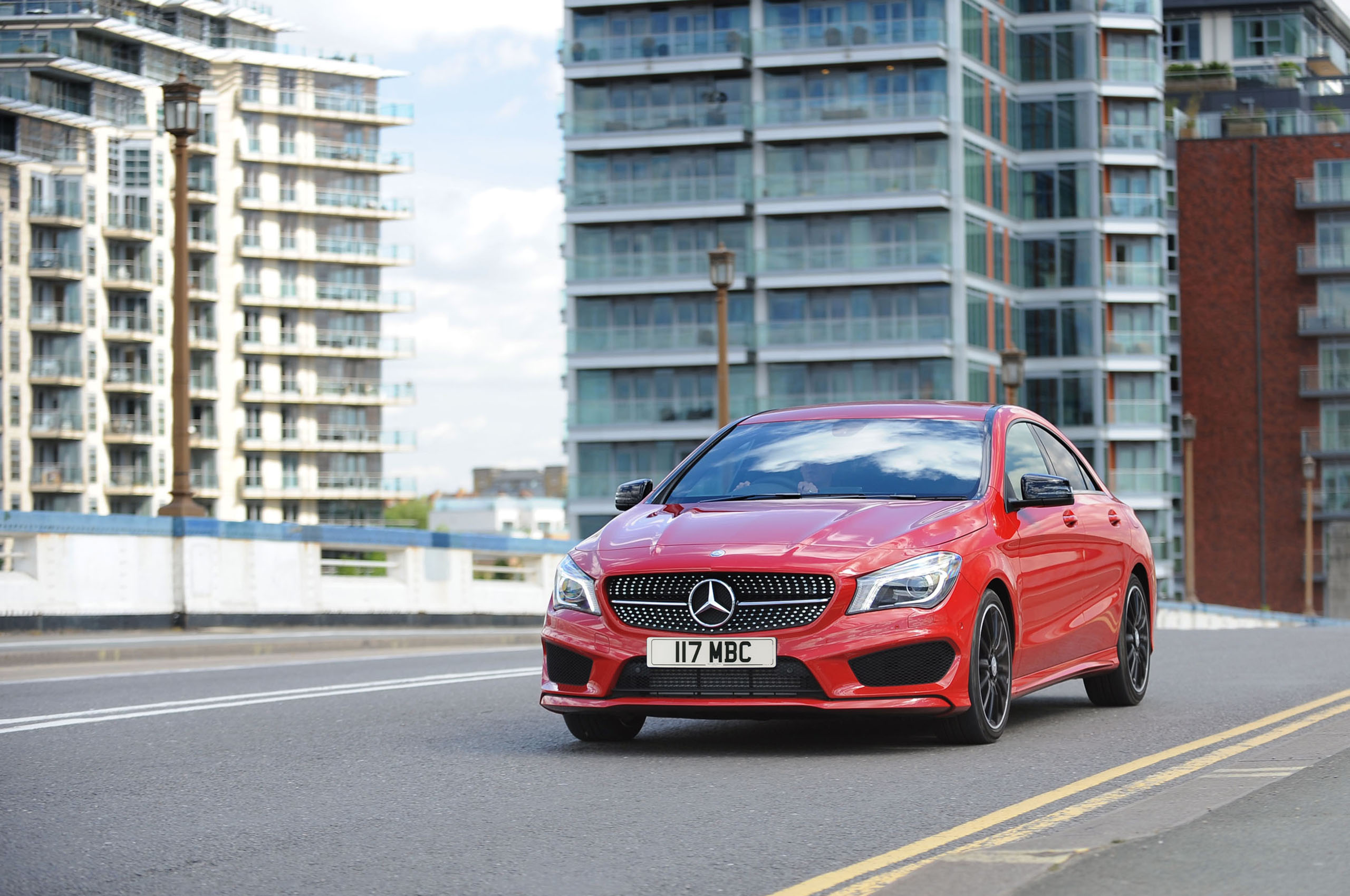 Mercedes-Benz CLA cornering