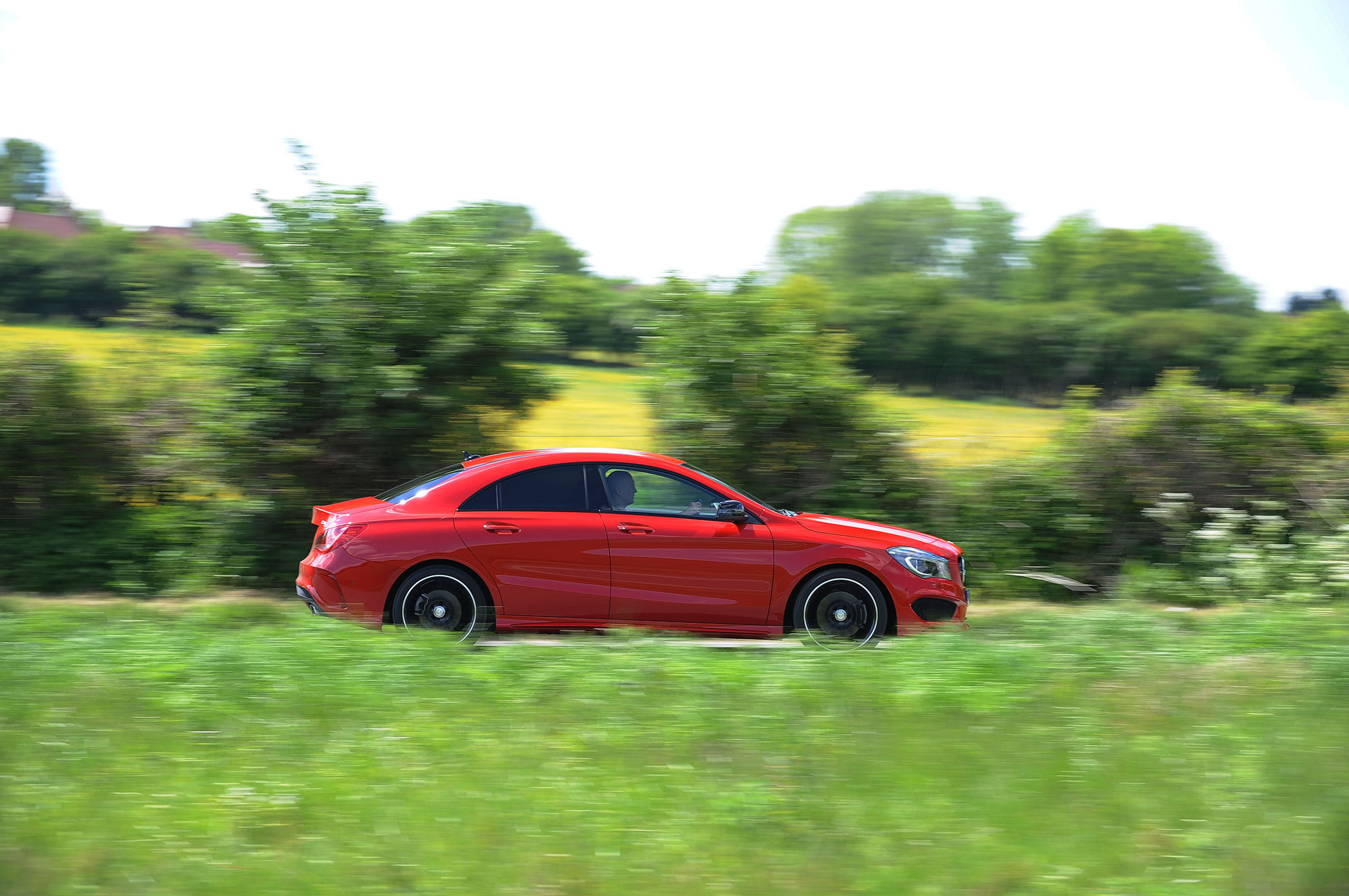 Mercedes-Benz CLA side profile