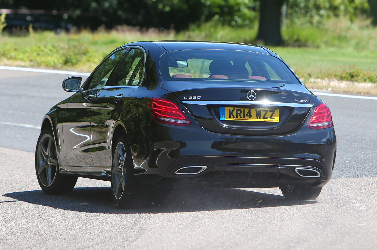 Mercedes-Benz C-Class rear cornering