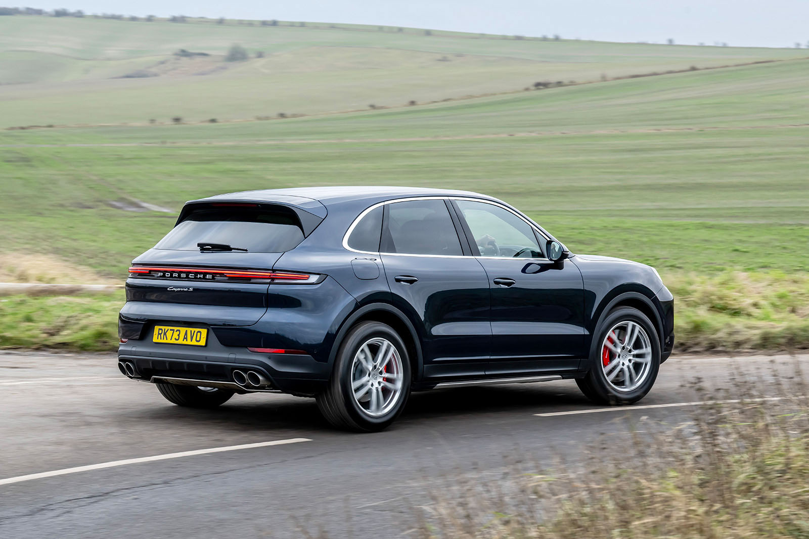 porsche cayenne s road test review 2024 56 cornering rear