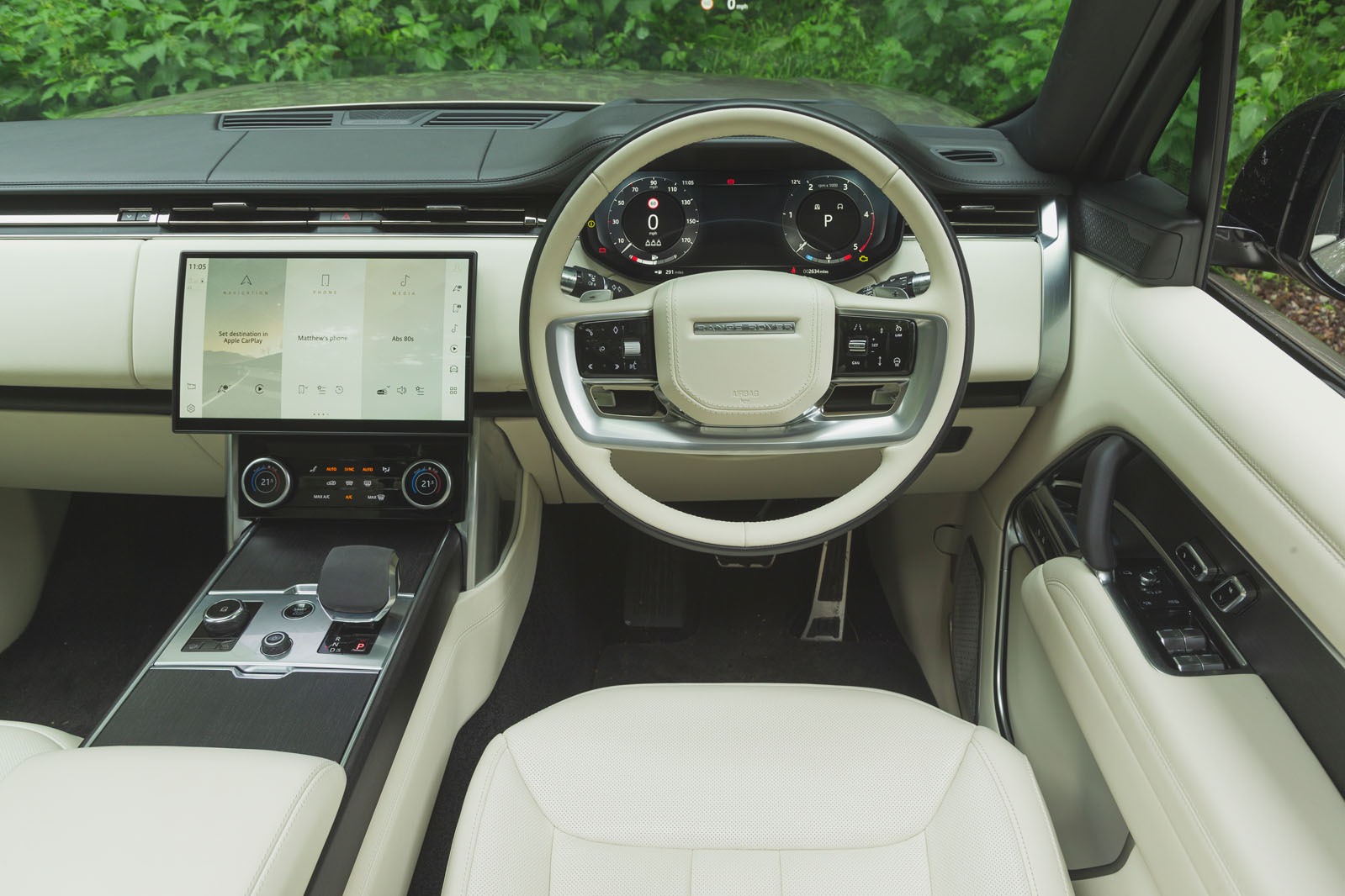 range rover dashboard