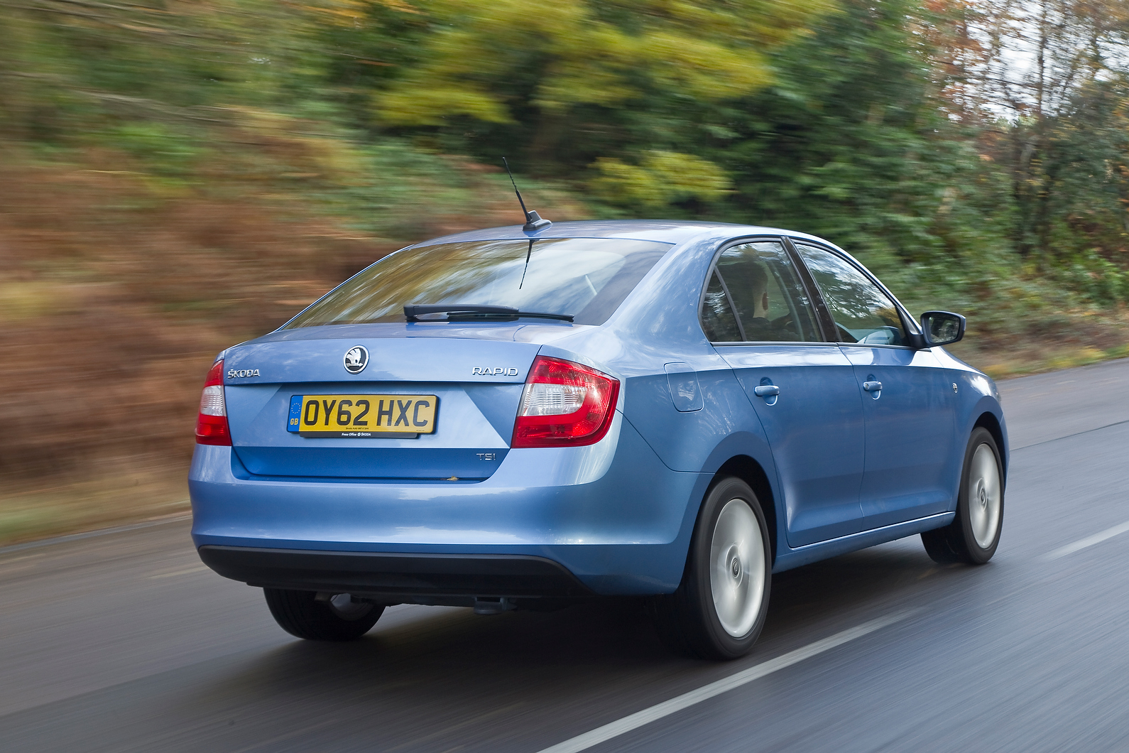 Skoda Rapid rear quarter