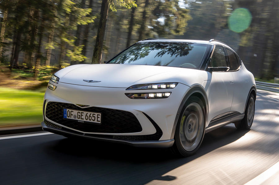 001 Genesis gv60 front cornering 2022