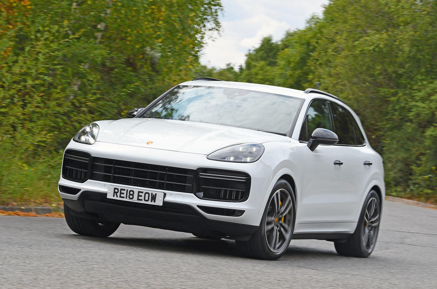 1 Porsche cayenne turbo rt 2018 hero front 2