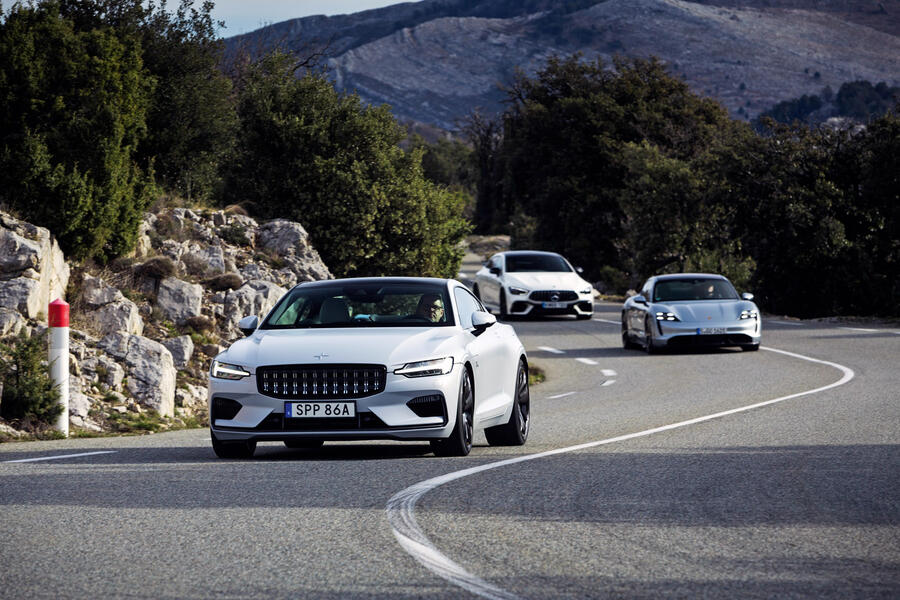 10 Polestar 1 tracking front