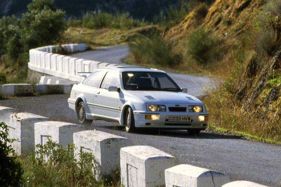 10 Ford sierra cosworth tracking front
