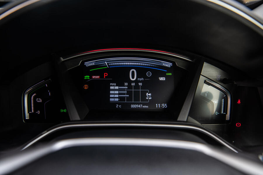 13 Honda crv hybrid 2019 lt instruments