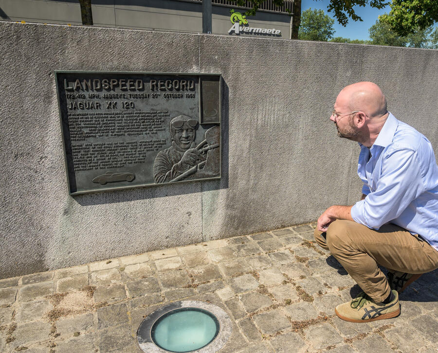 16 Norman dewis plaque