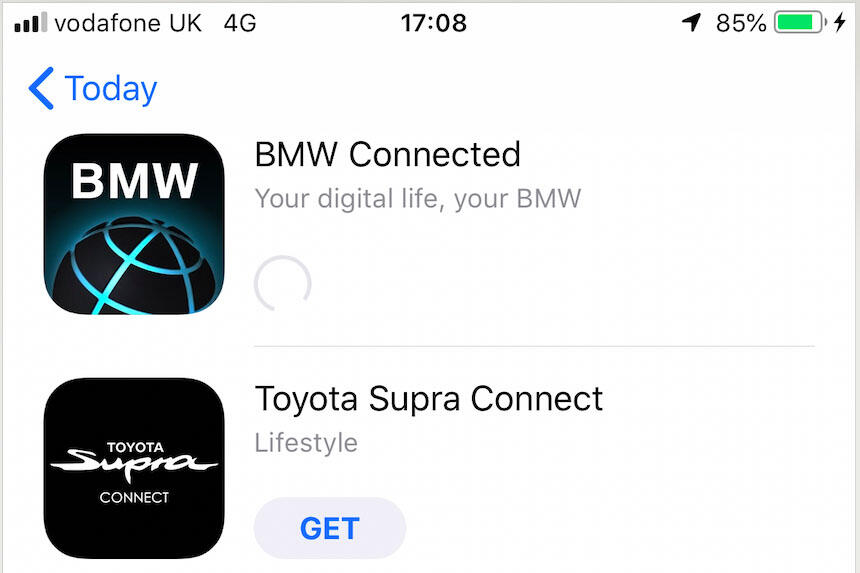 17 Bmw z4 2019 lt smartphone app