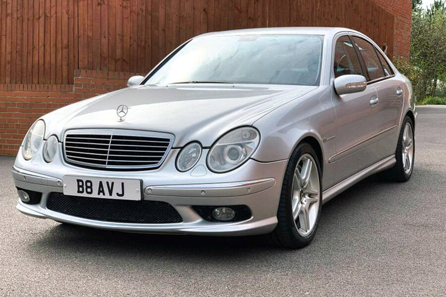 2 Mercedes benz e55 amg static front