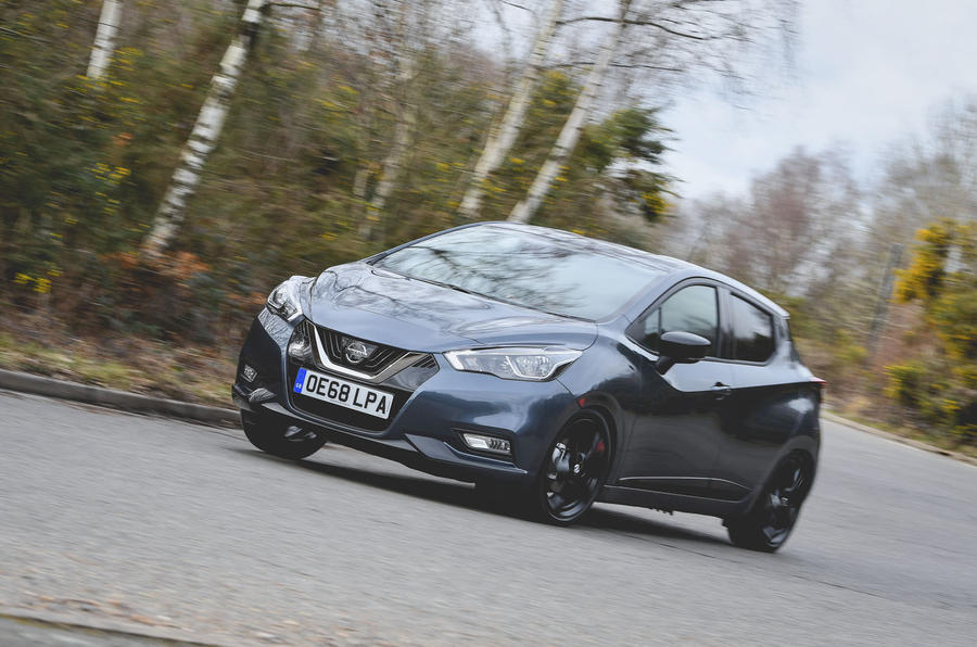 21 Nissan micra n sport 2019 rt cornering front 0 0