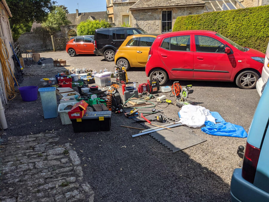 3 Cleaned out garage