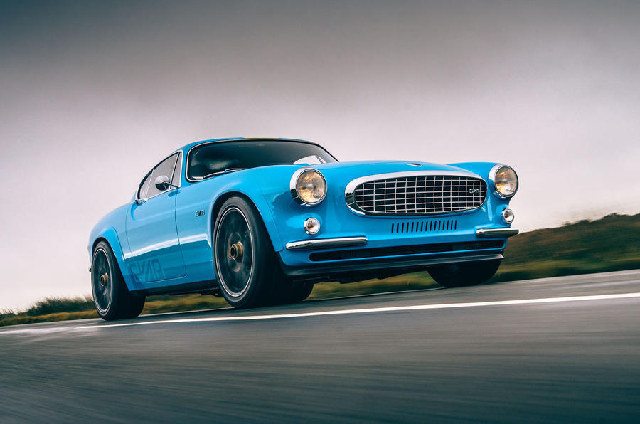3 Cyan volvo p1800 feature drive hero front