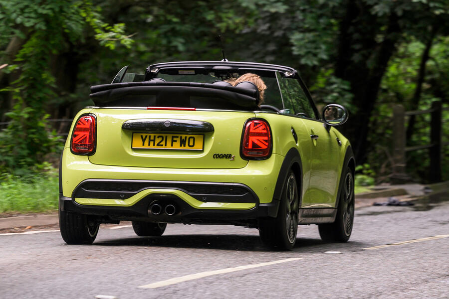 3 Mini convertible 2021 long term hero rear