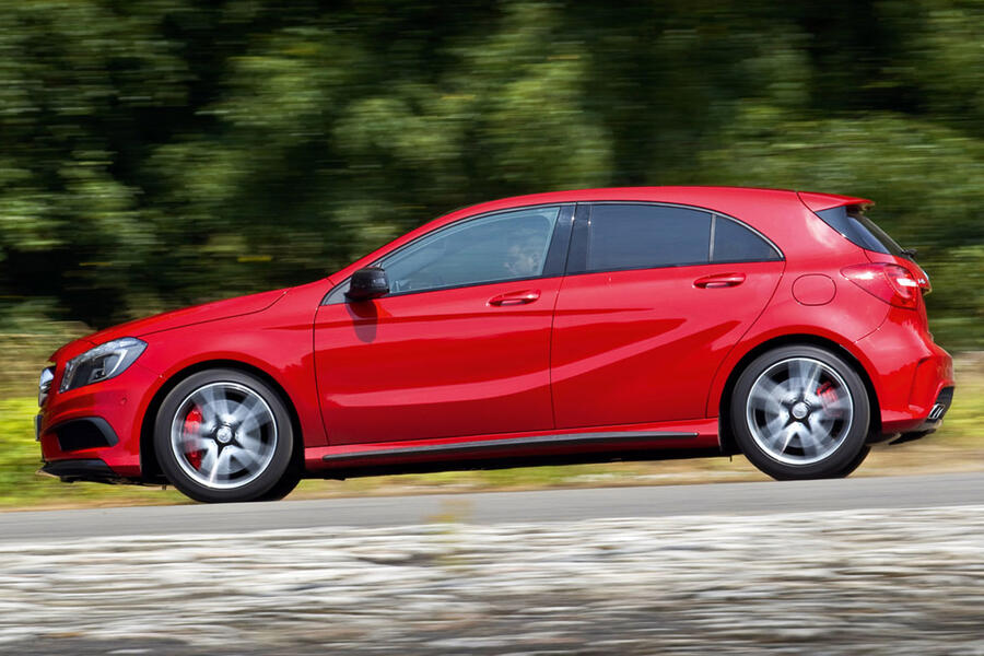 3 Mercedes a45 amg 2013 hero side