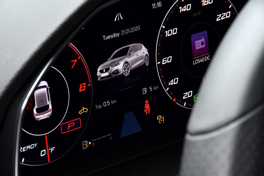 3 Seat leon 2020 instruments
