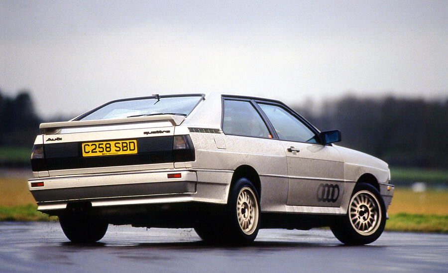 46 Audi quattro tracking rear