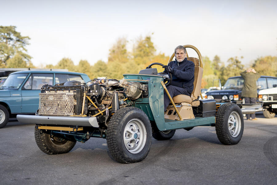 6 Mk1 range rover drivable chassis front