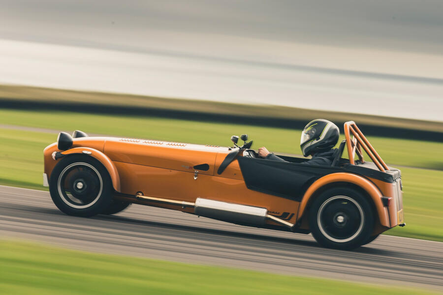 78 Britains best drivers car 2021 caterham track side