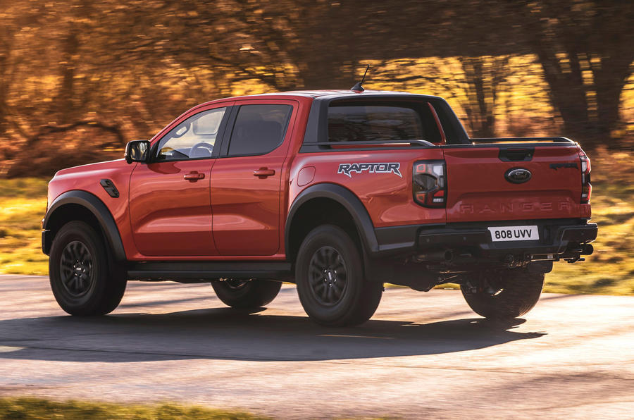 83 2022 Ford ranger raptor official reveal on road rear 0