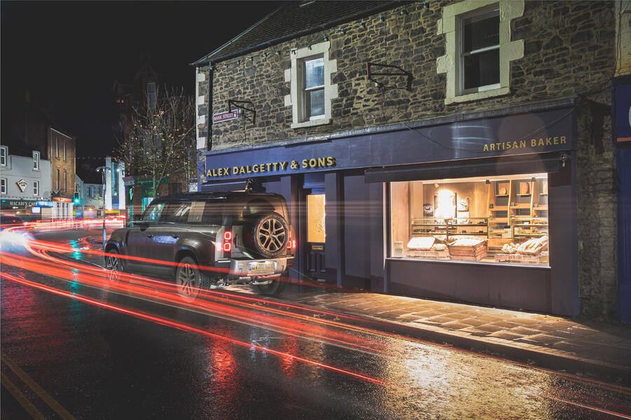 84 Christmas road trip defender