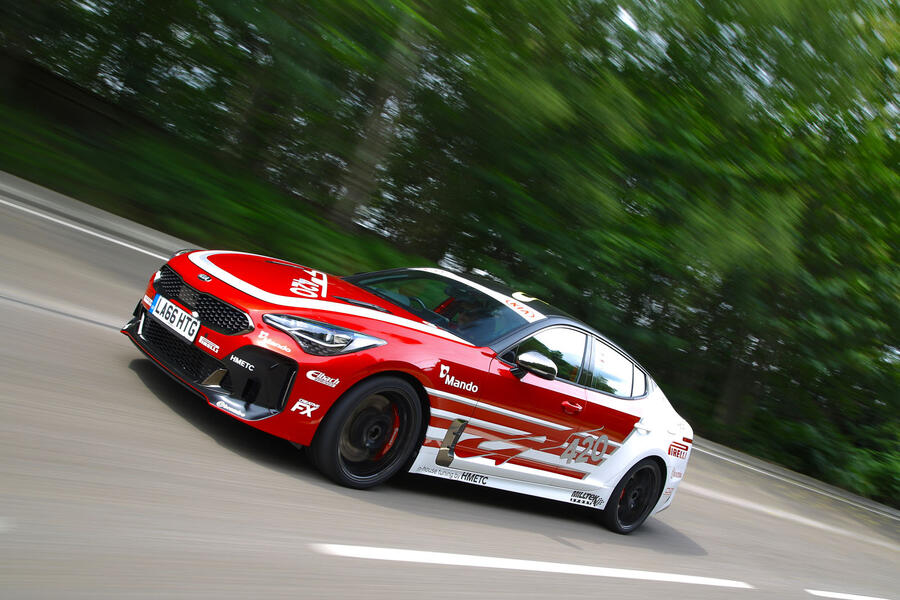 86 Kia stinger gt420 track