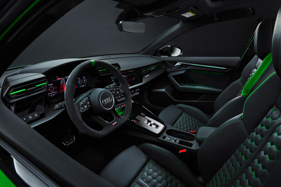 88 Audi rs3 2021 official reveal saloon interior