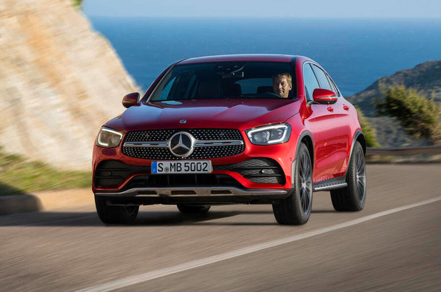 89 Mercedes glc coupe 2019 press otr nose
