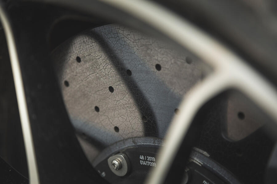 8 Porsche ceramic composite brakes