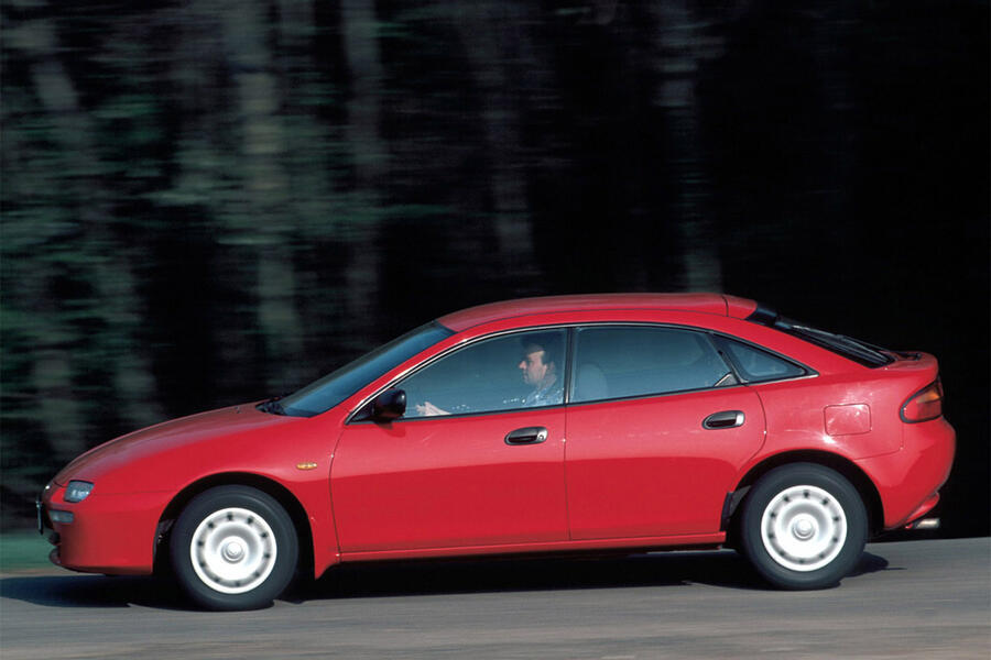 9 Mazda 323f hero side