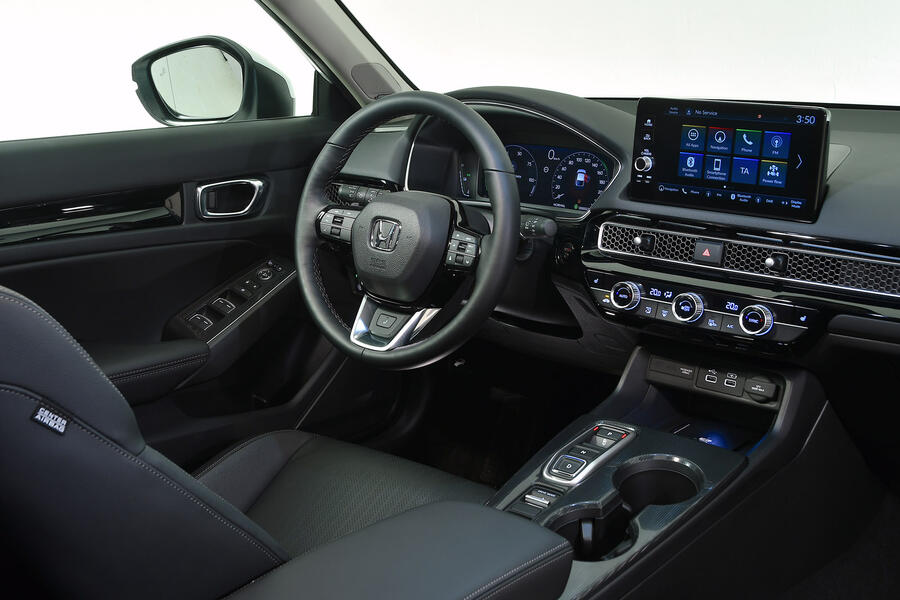 90 Honda civic 2022 european reveal dashboard