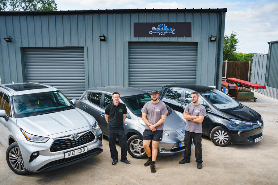 91 Good guys garage ev servicing feature static