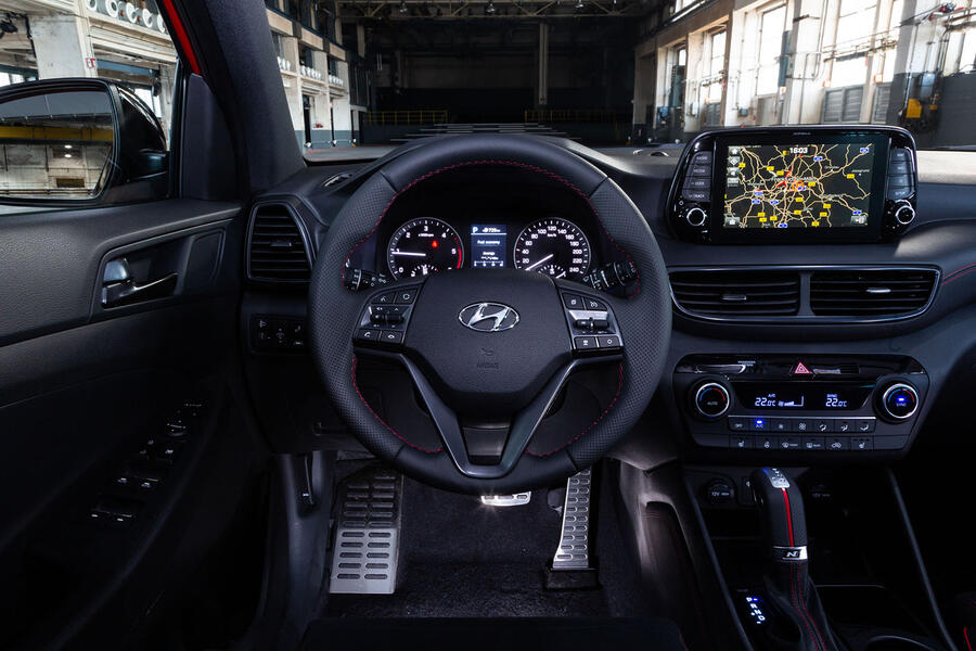 91 Hyundai tucson n line 2019 reveal dashboard