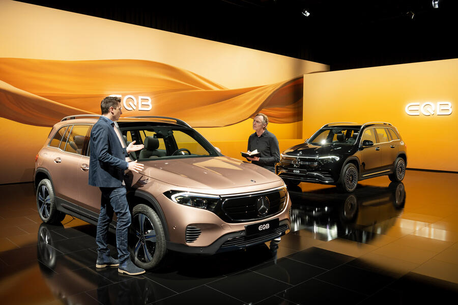 91 Mercedes benz eqb 2021 official images interview