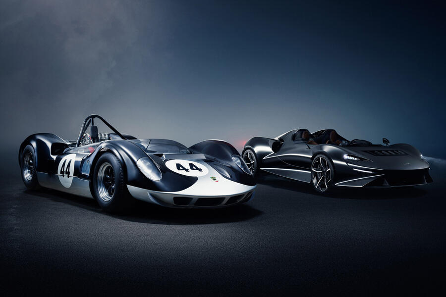 92 Mclaren elva official press old meets new