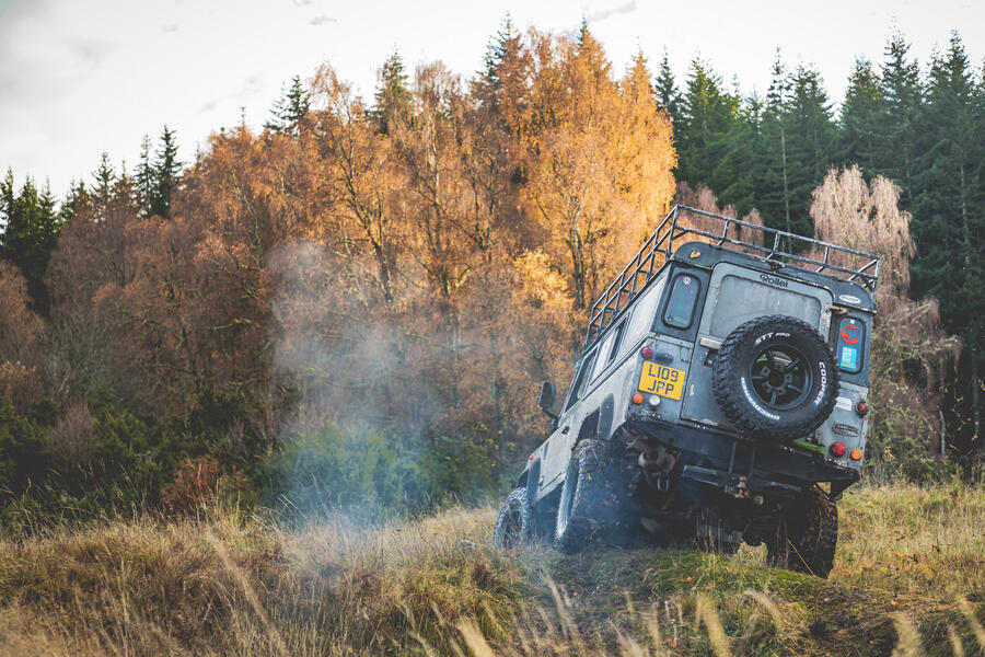 94 Christmas road trip defender