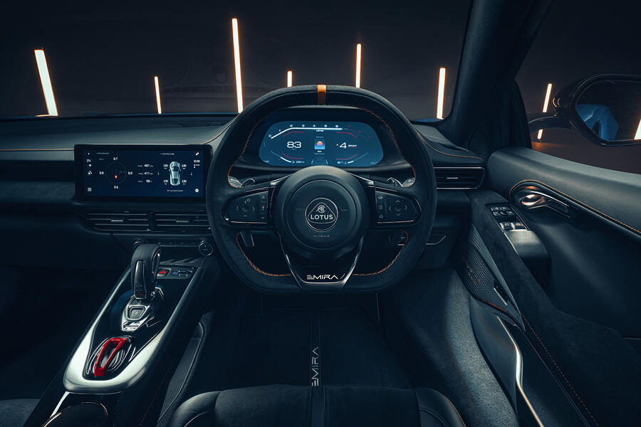94 Lotus emira 2021 reveal steering wheel