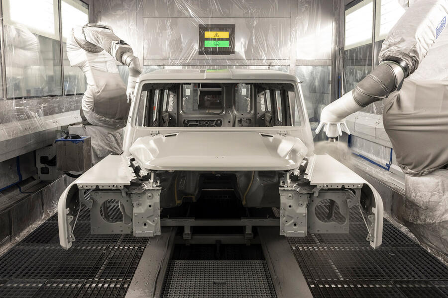 95 Ineos hambach factory tour 2022 paint booth